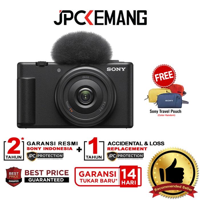 Gambar Sony ZV-1F Vlogging Camera Sony ZV1F Sony ZV1 F Sony Z V1F Garansi Resmi - Black dari JPC Kemang undefined Tokopedia