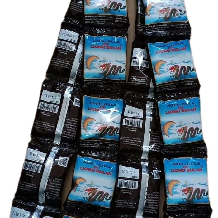 Gambar Kopi Cap Liong Bulan Plus Gula Tanpa Pengawet Isi 20 Pcs.  Coffee dari Moembumi Shop_NEW undefined Tokopedia
