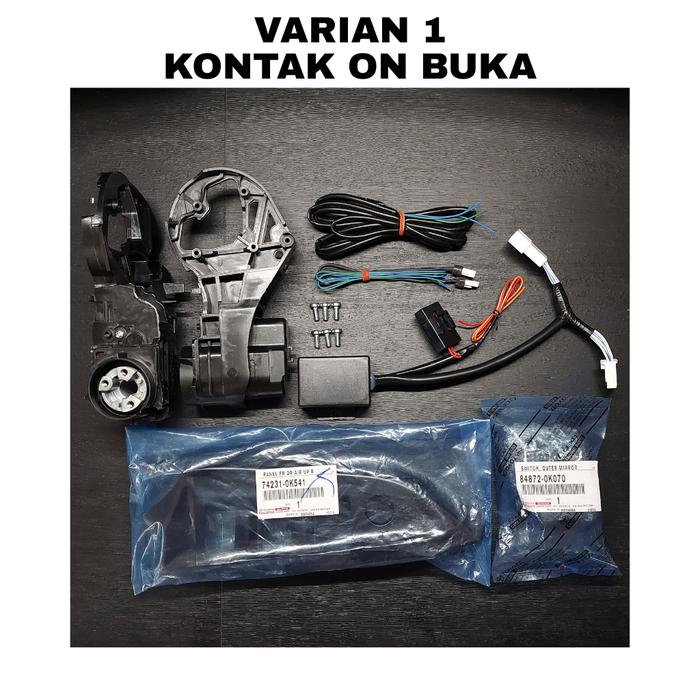 Gambar PAKET SET SPION SAKLAR ORIGINAL INNOVA REBORN / RETRACT SPION LIPAT OTOMATIS AUTO FOLDING SIDE MIRROR TOYOTA MODUL RELAY SWITCH MOTOR SOCKET KABEL PANEL PNP - VARIAN 1 dari AUTO SECURITY ACCESSORIES undefined Tokopedia