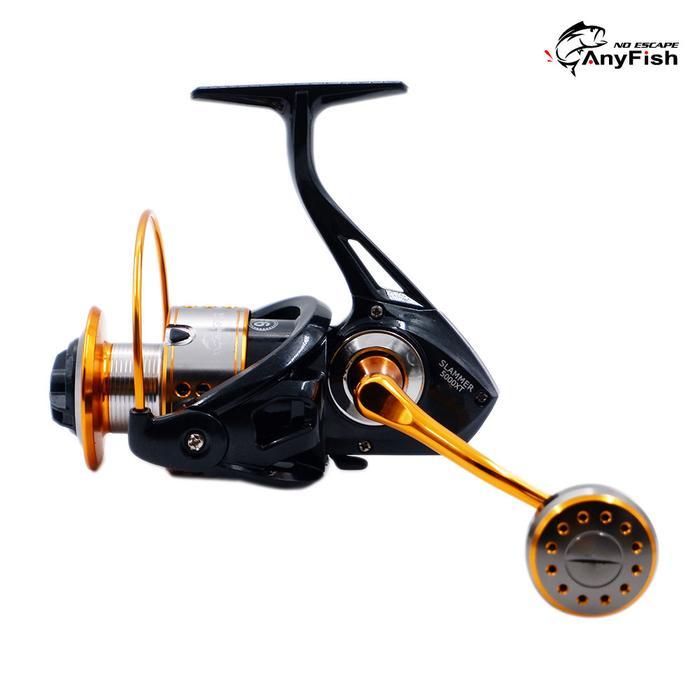 Gambar (Termurah) Fishing Reel Anyfish Slammer Xt Power Handle Gulungan Pancing Bestseller - 2000 XT dari Sukses Gemilang Indah undefined Tokopedia