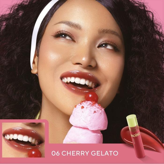 Gambar Wardah Moist Dew Tint 3g/Lip Tint - 06 Cherry Gelato,Wardah Moist Dew dari Tanina 0fficial undefined Tokopedia