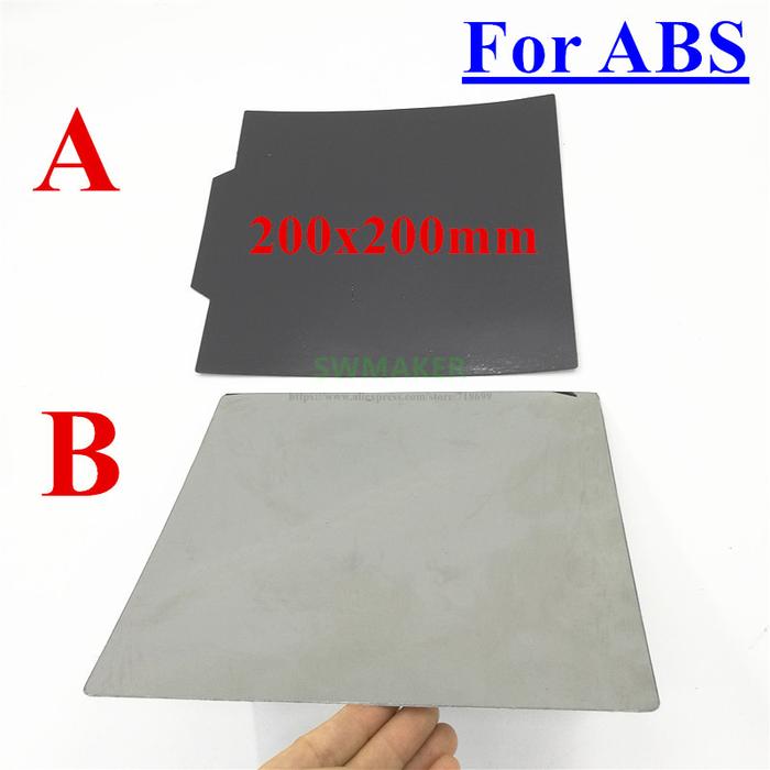 Gambar 200x200mm size For ABS/TPU Magnetic Print Bed Tape with handle square Print Sticker Flex Plate Prusa Wanhao Creality 3D Printer dari Arkana77 undefined Tokopedia