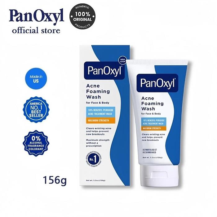 Gambar PanOxyl Acne Foaming Wash Benzoyl Peroxide 10% Maximum Strength 156g| PM Overnight Spot Patches|Balancing Repair Moisturizer 85g - Acne Foaming 10% dari Korean SkinCare Officiаl Stоre undefined Tokopedia