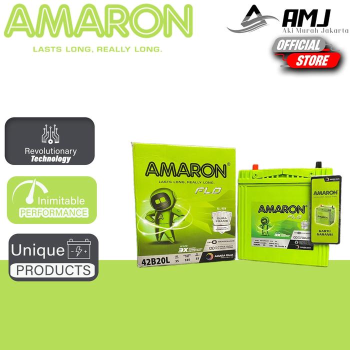 Gambar Amaron GO Aki Mobil Honda New City NS40ZL / 38B20L - 35Ah Aki Kering - GOJEK/GRAB  dari Aki Murah Jakarta undefined Tokopedia