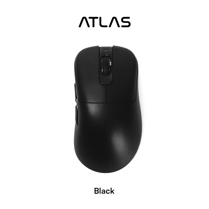 Gambar ATLAS Ultralight Wireless Ergo Gaming Mouse by Press Play - BLACK, Mouse Only dari Press Play undefined Tokopedia