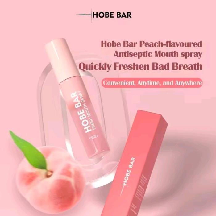 Gambar [FREE GIFT PROMO] HOBE BAR SPRAY PARFUM MULUT PENGHARUM MULUT DAN PENYEGAR MULUT & HOBE BAR ROOL ON DEODORANT BPOM ORIGINAL - MOUNT SPRAY PEWANGI MULUT dari MK SKIN STOREE undefined Tokopedia
