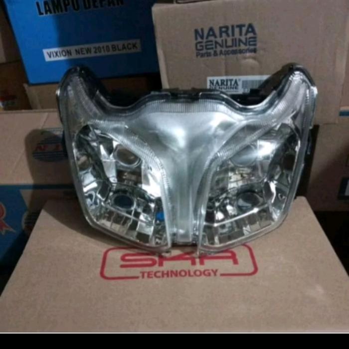 Gambar Reflektor Lampu Depan Plus Mika Kaca Jupiter Z1 Injeksi Kualitas Terbaik dari Infinity Motor undefined Tokopedia