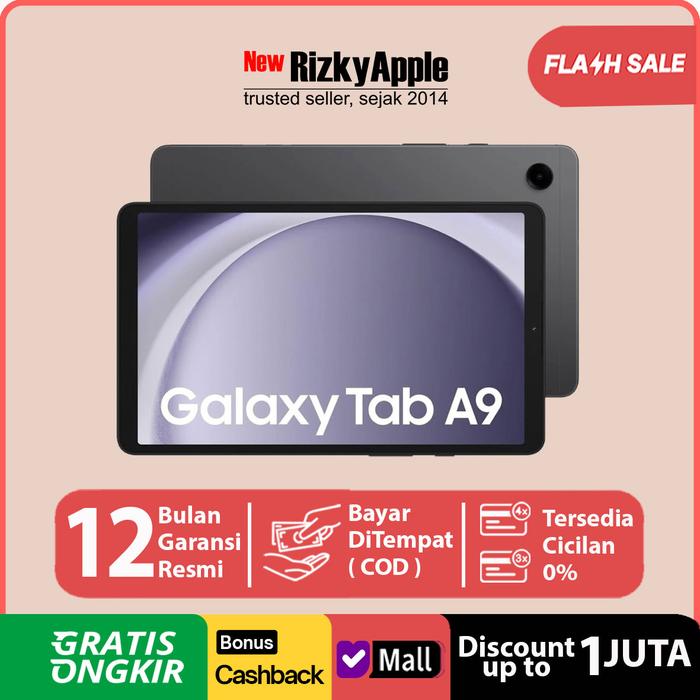 Gambar Samsung Galaxy Tab A9 Wifi Only / LTE Cellular 4GB 64GB Garansi Resmi - Grey LTE dari New RizkyApple undefined Tokopedia