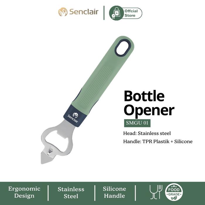 Gambar Senclair Mint Green Series Utensil Silicone alat masak silikon Tahan Panas Food Grade 1 Pcs SMGU - PEMBUKA BOTOL dari Senclair Indonesia undefined Tokopedia