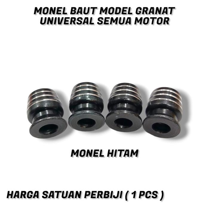 Gambar MONEL BAUT MODEL GRANAT RING BAUT VARIASI MODEL GRANAT UNIVERSAL SEMUA MOTOR UKURAN 10 - HITAM 1PCS, MONEL GRANAT dari Samudra Variasi Motor undefined Tokopedia
