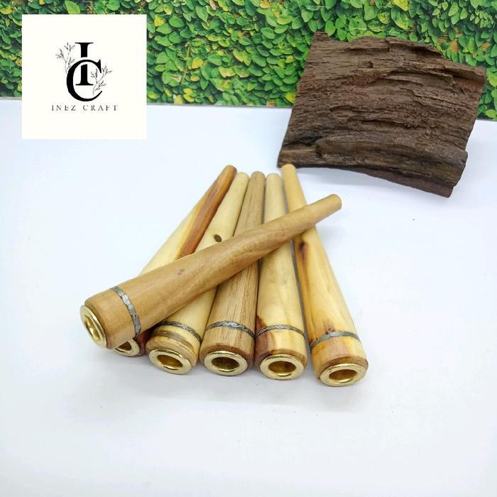 Gambar Cangklong Once pipa kayu Cendana wangi model kerucut 9cm D6 dari Inez Craft undefined Tokopedia