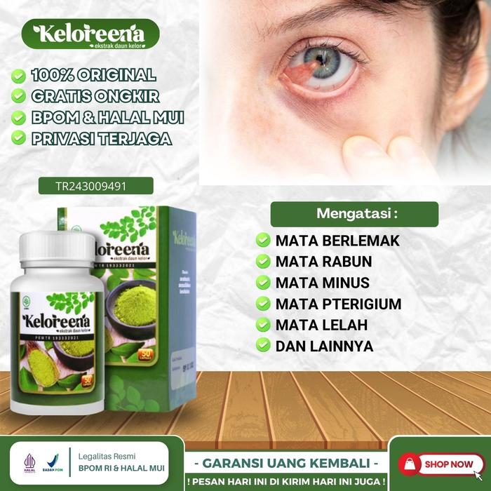 Gambar Obat Mata Berlemak, Obat Pterigium, Obat Penghilang Lamad Pada Selaput Putih Mata, Obat Pembersih Selaput Lendir Bola Mata, Obat Bintik Kuning Di Mata, Obat Bintik Kuning Di Mata, Obat Mata Merah Kekuningan, Obat Penglihatan Mata Buram Dengan Keloreena dari Rino Herbal Shop undefined Tokopedia