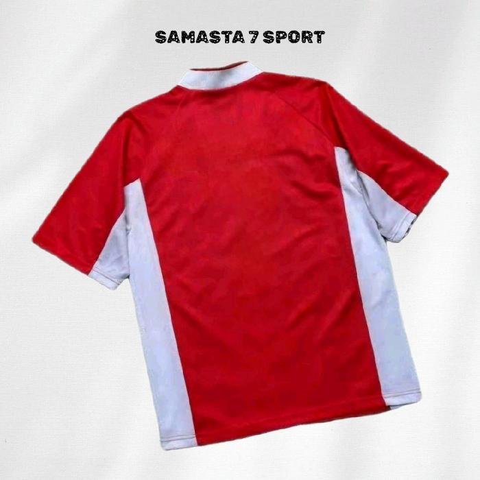 Gambar JERSEY BAJU BOLA RETRO TIMNAS INDONESIA HOME 1998 TIGER CUP GRADE ORII - TANPA NAMESET, M dari SAMASTA 7 undefined Tokopedia