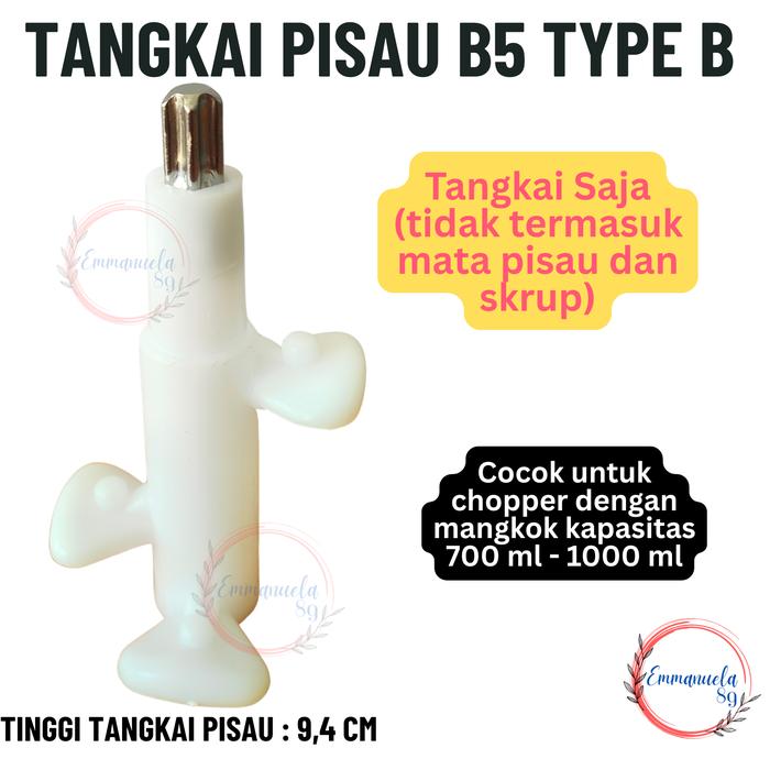 Gambar Lunalife Sparepart Pisau Cup Cover Mesin Blender Chopper Kapsul Bintang 5 - Tangkai Pisau dari Emmanuela89_NEW undefined Tokopedia