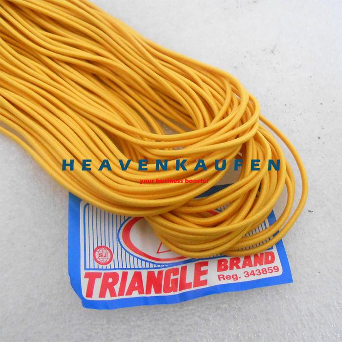 Gambar Tali Elastis Kecil Bulat Warna Kuning Diameter 1,5 mm Warna Kuning Harga Per 5 Meter - kuning dari Heaven Kaufen Kota Malang Tokopedia