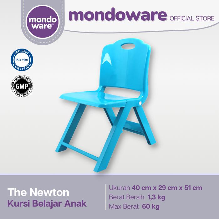 Gambar Mondoware Kursi Lipat Belajar Anak TK TPA - Newton Chair -Mondoware Plastik FC17 - Biru Langit dari Mondoware Plastics undefined Tokopedia