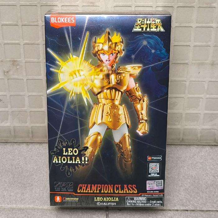 Gambar BLOKEES CHAMPION CLASS LEO AIOLIA SAINT SEIYA CC-02 GOLD CLOTH SAINTS CC02 dari DIABOLIQUE TOYS undefined Tokopedia