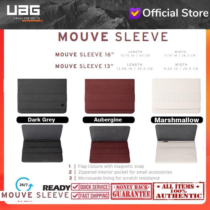 Gambar Senengmart Uag [U] Mouve Sleeve Macbook-Laptop-Ipad-- Tablet (13Inch & 16 Inch) - 13 Inch, Darl Grey dari Seneng Mart undefined Tokopedia
