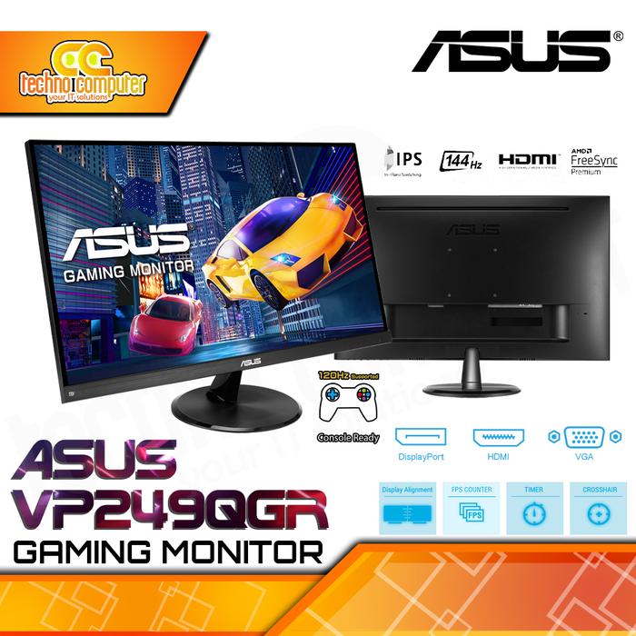 Gambar LED MONITOR ASUS VP249QGR - 24inch IPS FHD 144hz 1ms Gaming Monitor dari Techno Computer Bali undefined Tokopedia