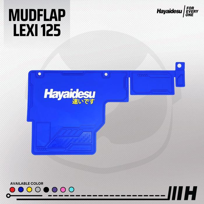 Gambar Hayaidesu MudFlap Lexi OLD Penahan Lumpur - BIRU dari Hayaidesu Indonesia undefined Tokopedia