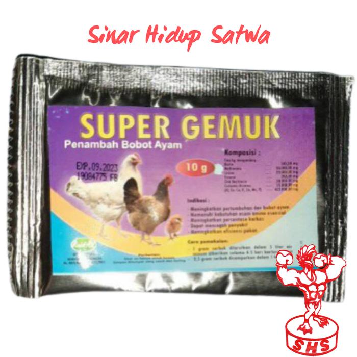 Gambar Super Gemuk obat ayam original asli penggemuk badan ayam dari Sinar Hidup Satwa undefined Tokopedia