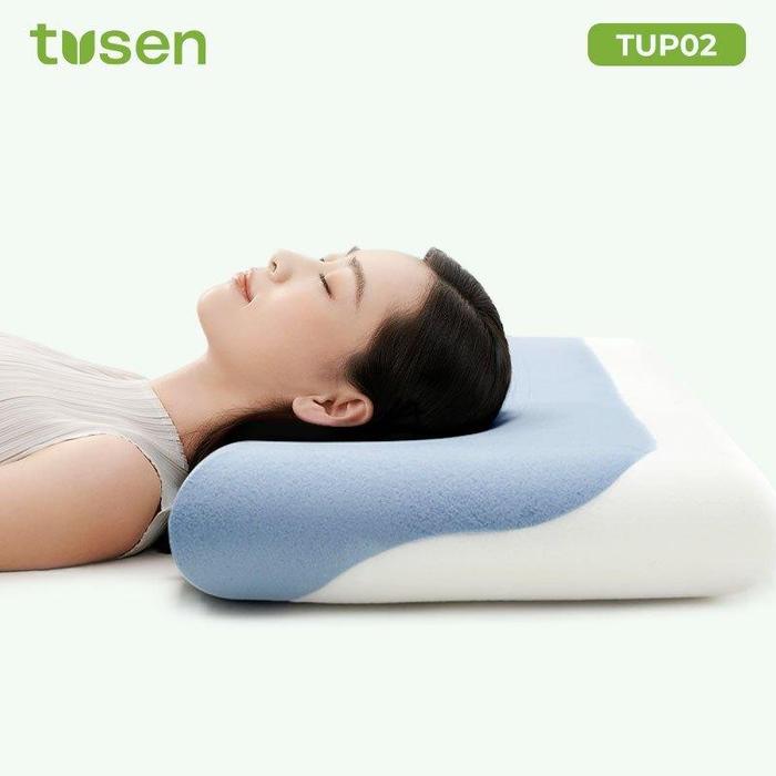 Gambar TUSEN DeepSleep Cloud Ⅲ Bantal Memory Foam Cooling Tebal 10cm Ortophedic Bantal Tidur Kesehatan Anti Pegal TUP02 Pillow Bed -2 - TUP02, 1 Pcs dari Tusen Cooling Dream undefined Tokopedia