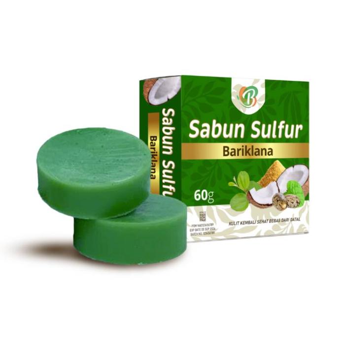 Gambar Sabun Sulfur Untuk Mengobati Gatal Gatal Kulit Eksim Jamur Panu Kadas Kurap Ampuh Bpom 60gr - Sabun Sulfur dari Rahma Azalia undefined Tokopedia
