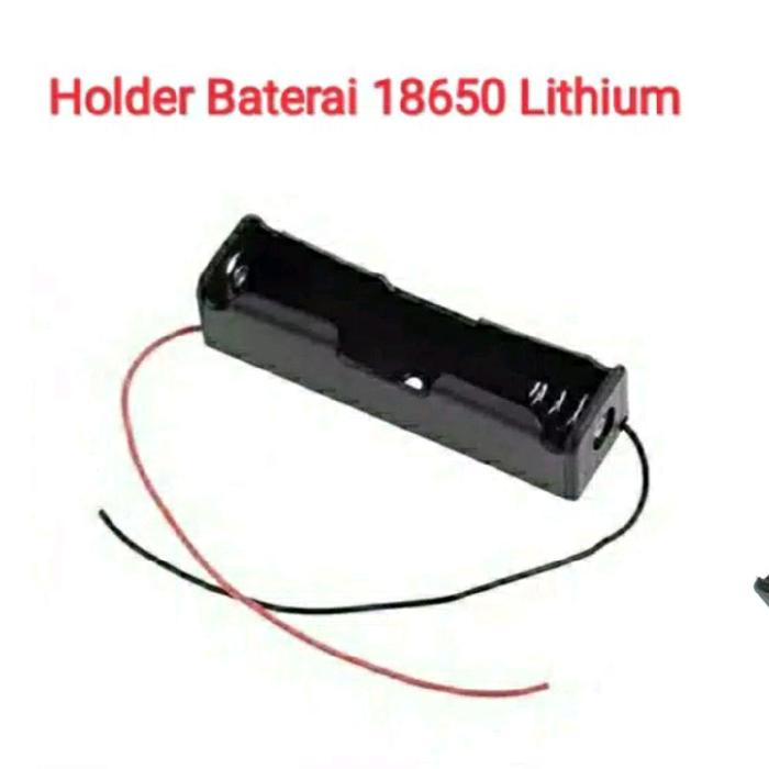 Gambar Case Box Holder Baterai Lithium Li-ion Tipe 18650 Battery - 1x Holder dari Brothers Network undefined 5 Tokopedia