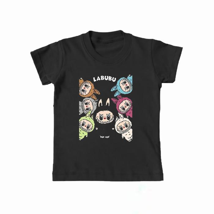 Gambar Kaos Baju Anak 1 sampai 6 tahun Labubu Atasan laki laki Pria Wanita Cewek Cowok Kekinian Terbaru 2024 - Hitam, 1 dari Bro Cloth undefined Tokopedia