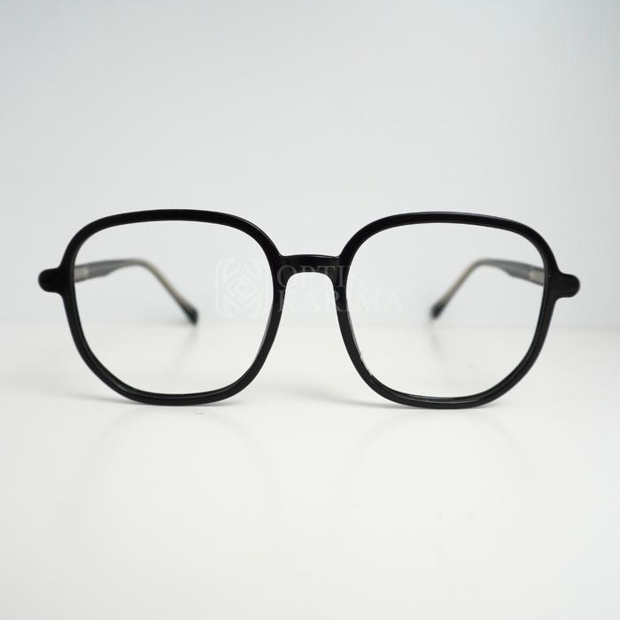 Gambar Optik Karima - Frame Kacamata Ryu (Kotak) (LT8321) - Hitam Glossy, Tanpa Lensa dari Optik Karima undefined Tokopedia