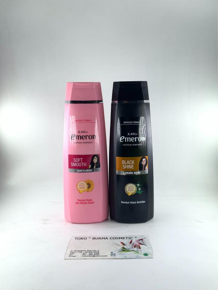 Gambar EMERON NUTRIVE SHAMPOO 170 ML - BLACK SHINE dari Burma Cosmetic Jkt undefined Tokopedia