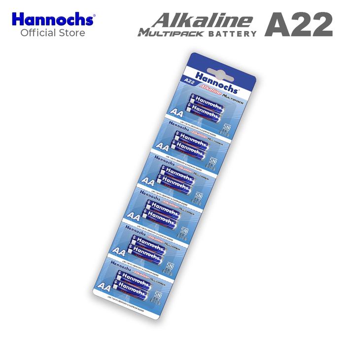 Gambar Hannochs Baterai Alkaline Multipack ( isi 12 Butir) - 1 Renceng - AA / A2 dari Hannochs Official Kab. Tangerang Tokopedia