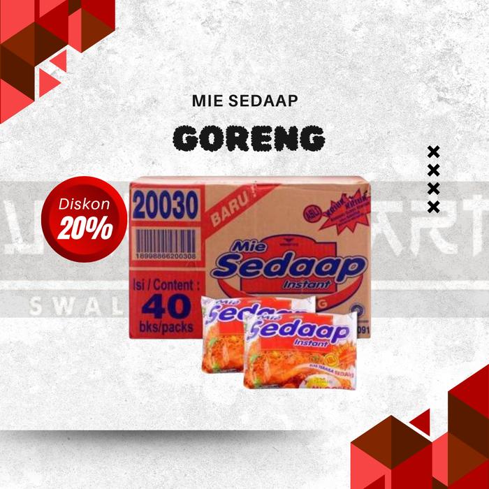 Gambar MIE SEDAAP 1 dus isi 40 pcs all varian - goreng dari Verry Mart undefined Tokopedia