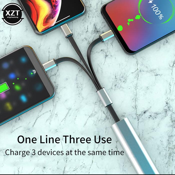 Jual Aluminum Hidden Mini Multi Charging Cable For Samsung S8 S10