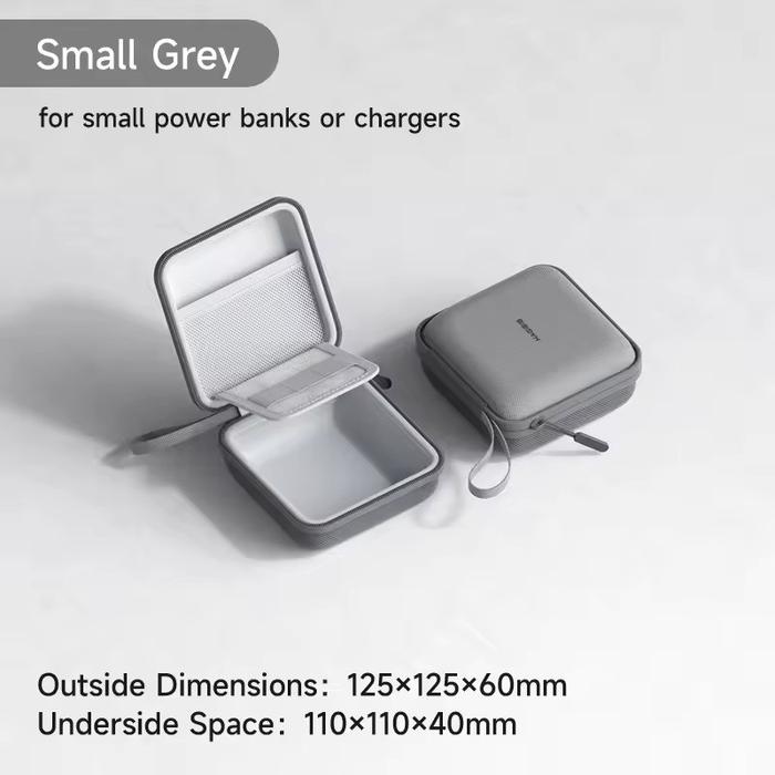 Gambar Hagibis  DPB02 Electronic Organizer Travel Cable Organizer Bag Pouch Portable Carry Case for Cable Charger SD Card Mouse Power Bank - Small Gray dari Hagibis Indonesia undefined Tokopedia