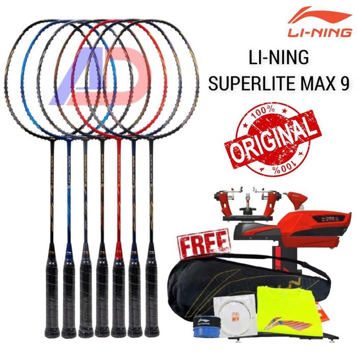 Promo Raket Badminton Li-Ning SUPERLITE MAX Original Raket