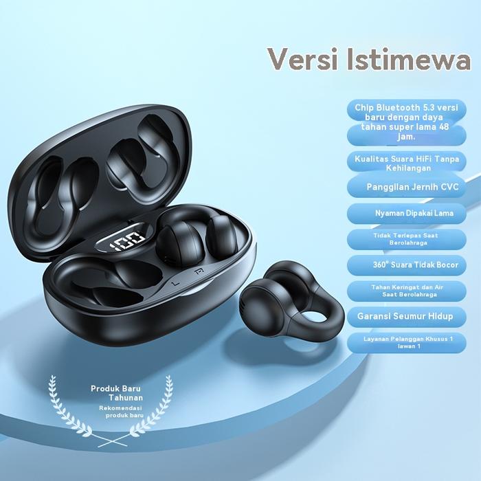 Gambar 【COD】FEALI M30 Pro TWS Bluetooth Bone Conduction Sport Model Earphone Nyaman untuk Berbagai Aktivitas dan Kualitas Suara Terbaik Wireless Telepon Headset Plastik - HATIM dari FEALI elektronik IND undefined Tokopedia