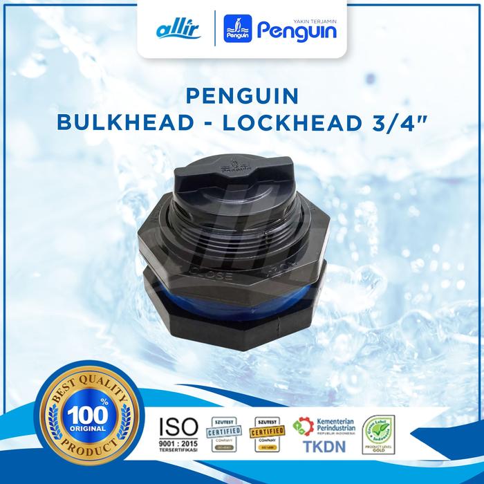 Gambar Allir - Bulkhead Fitting Penguin Volk Ring Flockring Fitting Tangki Penguin - 3/4" dari Allir Indonesia undefined Tokopedia