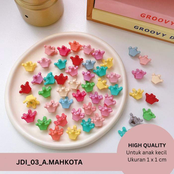 Gambar I wear smile 30 PCS- JEPIT RAMBUT ANAK PEREMPUAN KOREA /JEPIT RAMBUT MINI KECIL KOREA / JEDAI RAMBUT ANAK KOREA PREMIUM Fashion - Mahkota, 10 pcs dari I wear smile undefined Tokopedia