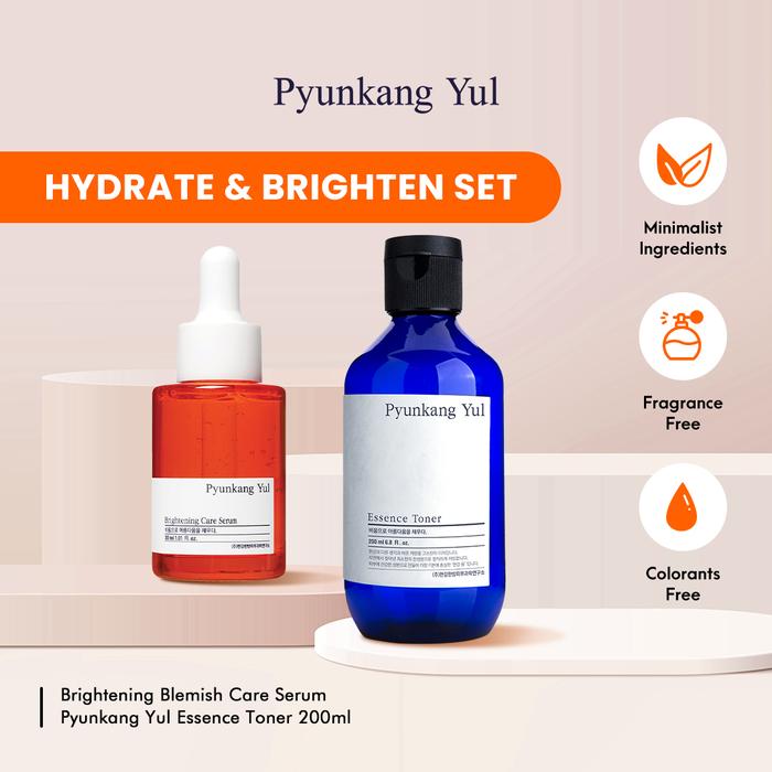 Gambar PYUNKANG YUL HYDRATE & BRIGHTEN SET [Brightening Blemish Care Serum 30ml] + [Essence Toner 200ml] dari Pyunkang Yul Indonesia undefined Tokopedia