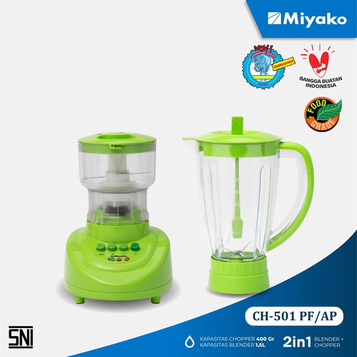 Gambar MIYAKO CH-501 PF/AP Blender Chopper 1.5 dari Miyako Home Appliances undefined Tokopedia