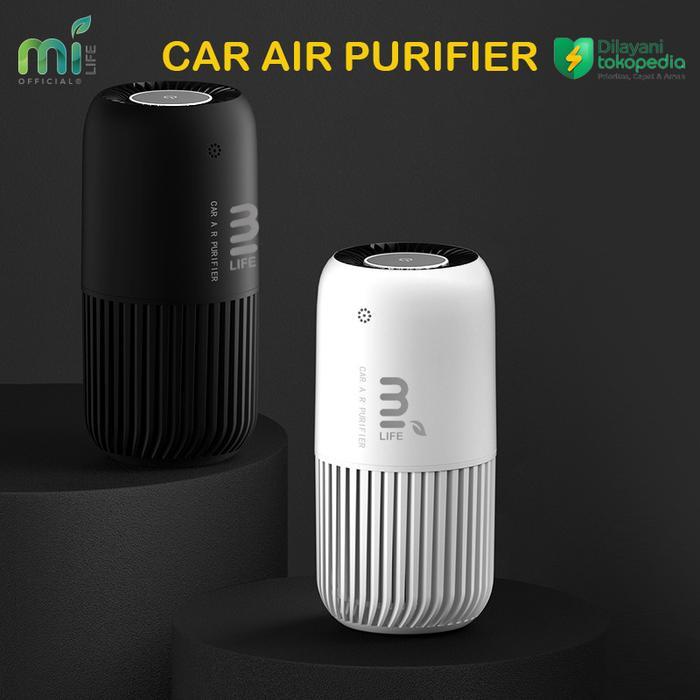 Gambar Milife Portable Car Air Purifier Hepa Filter Cadr With Pm 2.5 Rgb - BLACK dari Cici cuanrik store undefined Tokopedia