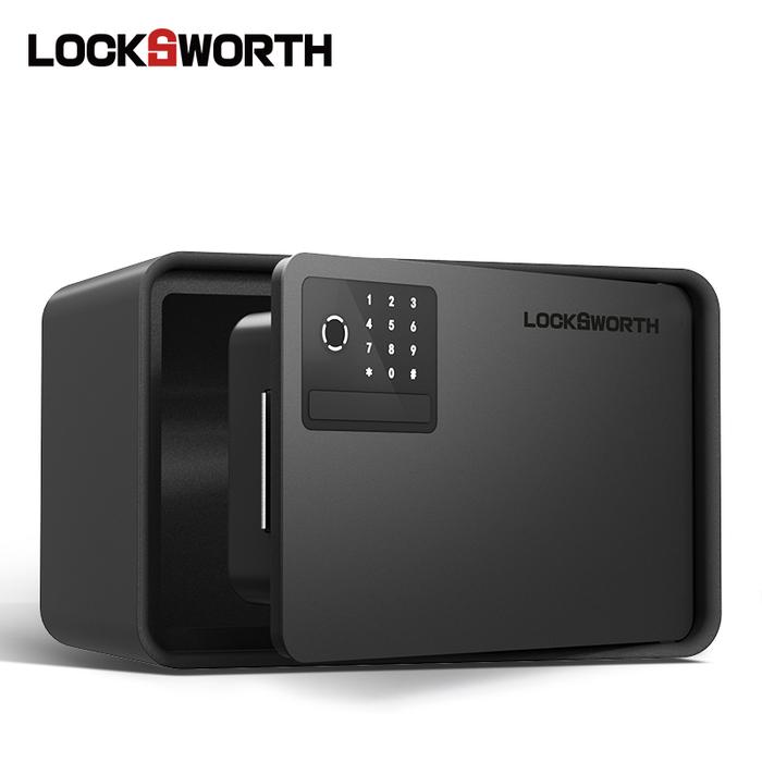 Gambar Locksworth Brankas Besi Digital / Fingerprint Digital Safebox / Alarm Safebox 31x20x20 Brankas Sidik Jari Triple Unlocking Step VS4528 - Hitam-VS4528-BK dari Deli Office Automative undefined Tokopedia