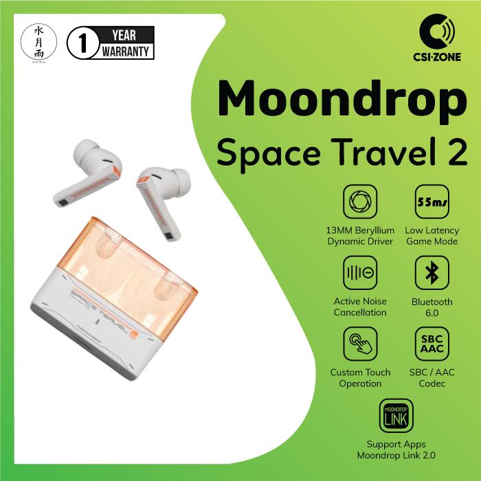 Gambar Moondrop Space Travel 2 / II / 2nd Gen 13mm Dynamic Driver TWS True Wireless - White dari CSI-ZONE undefined Tokopedia