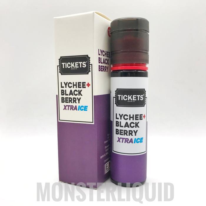 Gambar Tickets Brew Lychee Blackberry Xtra Ice By Ejm 3Mg 60Ml Liquid dari Red ID. undefined Tokopedia