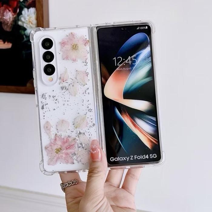 Gambar Compatible For Case SAMSUNG GALAXY Z FOLD 6 ZFOLD6 FOLD6 ZFOLD 6 CASE Iphone 16 16plus 16pro 16promax Motif Pita Glitter Galaxy Dried Flower Readystock - Dried Flower Pink, Z Fold 3 dari Moritacase undefined Tokopedia
