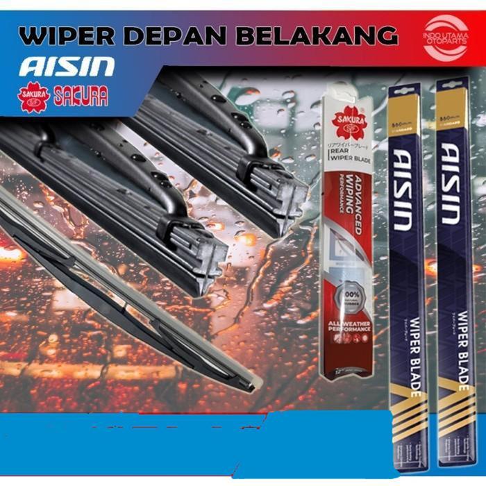 Gambar WIPER DEPAN BELAKANG BRIO SATYA AISIN SAKURA - Warna dari Lautan Semba undefined Tokopedia