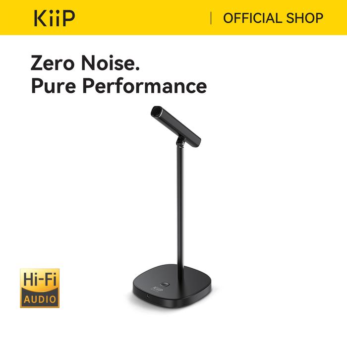 Gambar KiiP M9 Microphone Desktop Table Mic HiFi Sound Quality Double Noise Cancelation Mikrofon - Hitam dari KiiP Official undefined Tokopedia