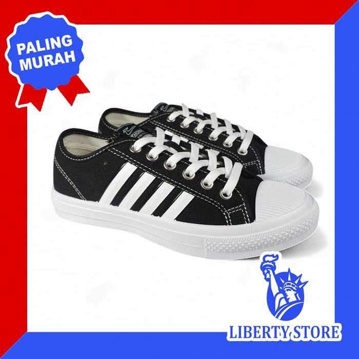 Gambar THOMAS Sepatu Sekolah Sneakers Anak Cewek Dan Cowok LC-10 Terbaru - HITAM-PUTIH, 37 dari LIBERTY STORE JAMBI_NEW undefined Tokopedia