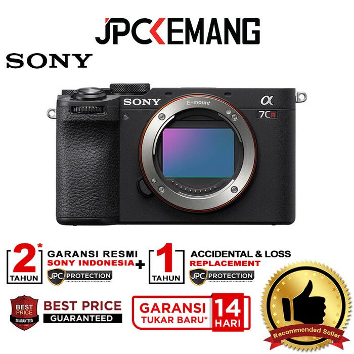 Gambar Sony A7CR Body Only Mirrorless Camera Alpha 7CR A7C R Sony A7 CR Garansi Resmi - Black dari JPC Kemang undefined Tokopedia